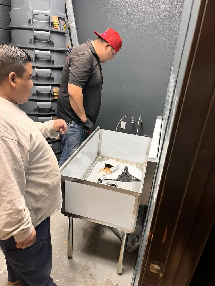 Commercial plumbing and sink installation in Snyderville